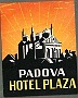 Etichetta per bagagli. Hotel Plaza (Oscar Mario Zatta)